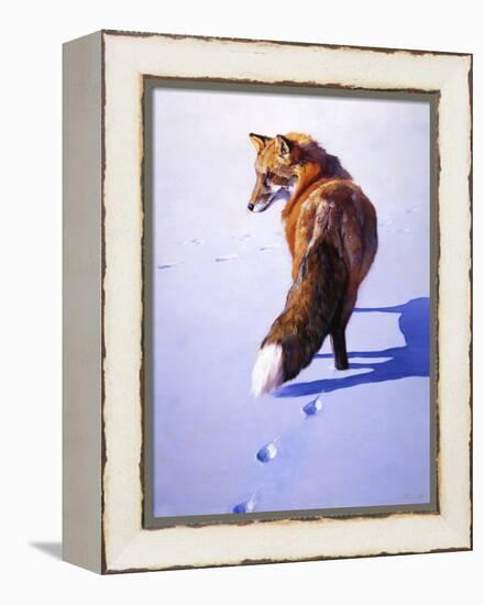 Morning News-Julie Chapman-Framed Stretched Canvas
