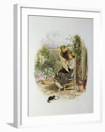 Morning News-Myles Birket Foster-Framed Giclee Print