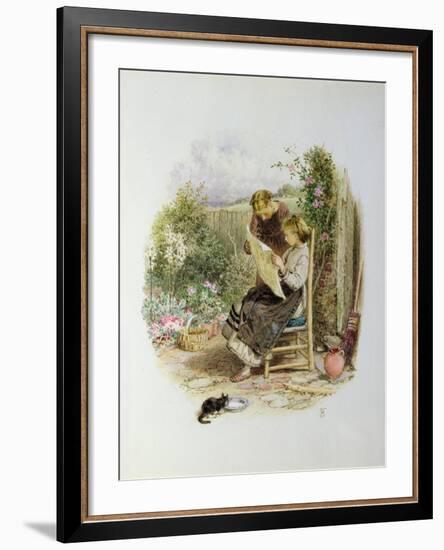 Morning News-Myles Birket Foster-Framed Giclee Print