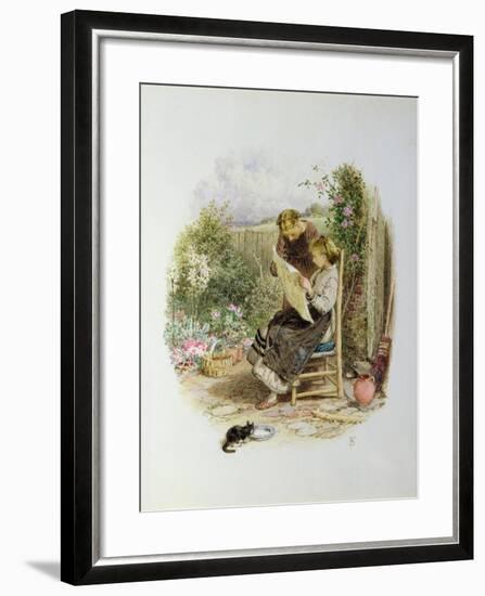 Morning News-Myles Birket Foster-Framed Giclee Print