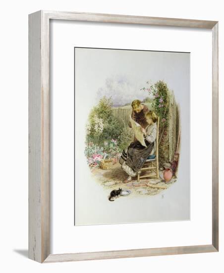 Morning News-Myles Birket Foster-Framed Giclee Print