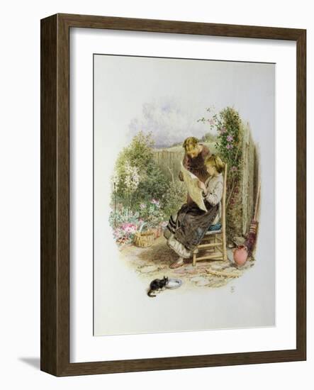 Morning News-Myles Birket Foster-Framed Giclee Print