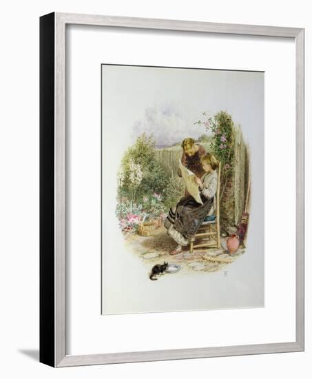 Morning News-Myles Birket Foster-Framed Giclee Print