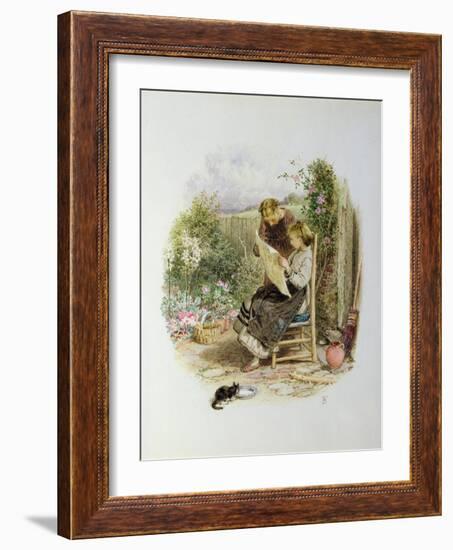 Morning News-Myles Birket Foster-Framed Giclee Print