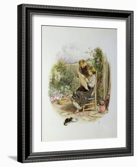 Morning News-Myles Birket Foster-Framed Giclee Print