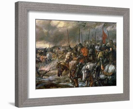 Morning of the Battle of Agincourt, 25th October 1415, 1884-Sir John Gilbert-Framed Giclee Print