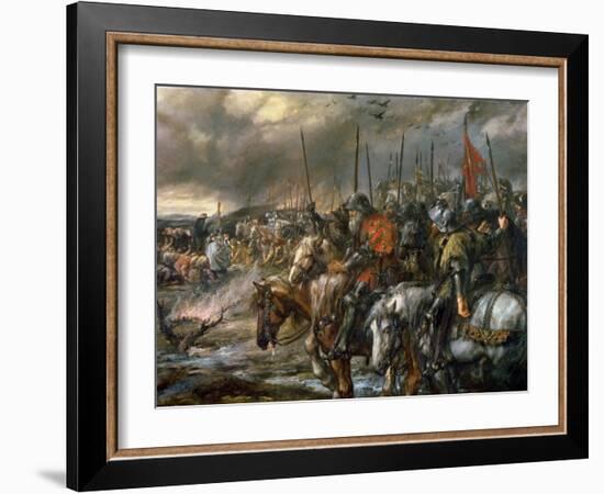Morning of the Battle of Agincourt, 25th October 1415, 1884-Sir John Gilbert-Framed Giclee Print