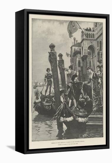 Morning of the Carnival at Venice in the Fifteenth Century-null-Framed Premier Image Canvas