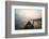 Morning of the Lake with  the Boat-jannoon028-Framed Photographic Print