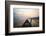 Morning of the Lake with  the Boat-jannoon028-Framed Photographic Print