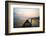 Morning of the Lake with  the Boat-jannoon028-Framed Photographic Print