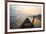 Morning of the Lake with  the Boat-jannoon028-Framed Photographic Print