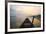 Morning of the Lake with  the Boat-jannoon028-Framed Photographic Print