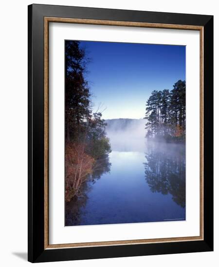 Morning on a Quiet Lake, Arkansas, USA-Gayle Harper-Framed Photographic Print