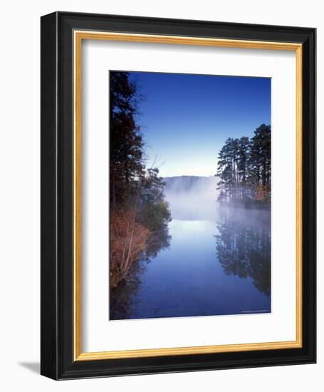 Morning on a Quiet Lake, Arkansas, USA-Gayle Harper-Framed Photographic Print
