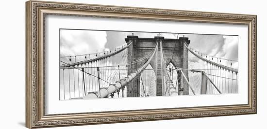 Morning on Brooklyn Bridge, NYC-null-Framed Giclee Print