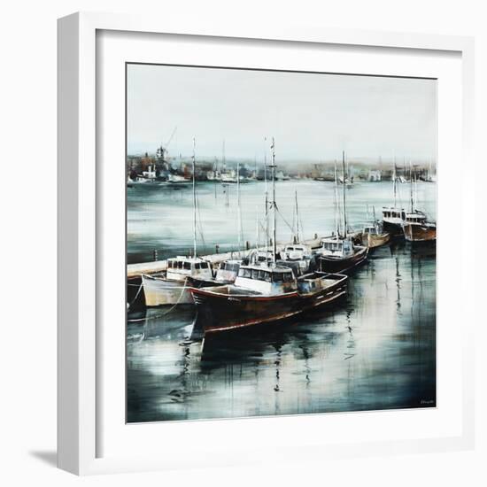 Morning on the Dock-Sydney Edmunds-Framed Giclee Print