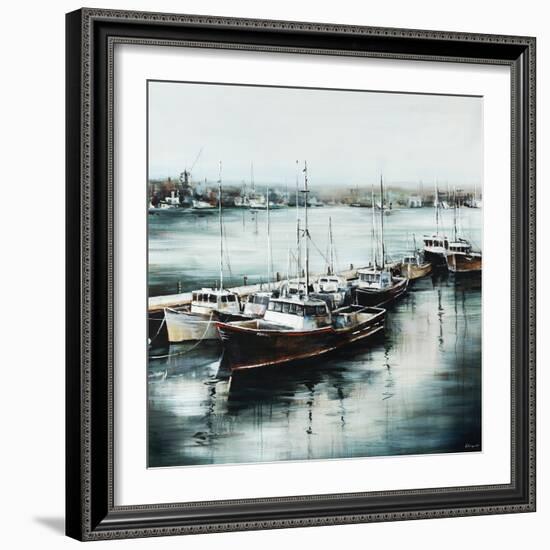 Morning on the Dock-Sydney Edmunds-Framed Giclee Print