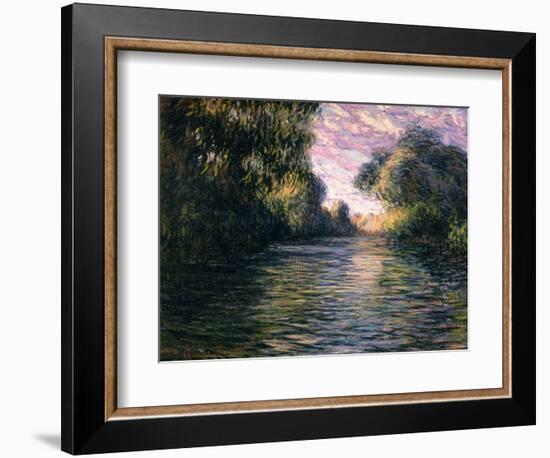 Morning on the Seine, 1897-Claude Monet-Framed Giclee Print