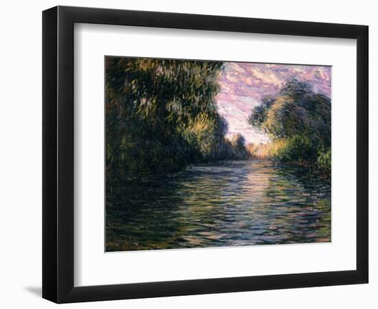 Morning on the Seine, 1897-Claude Monet-Framed Giclee Print