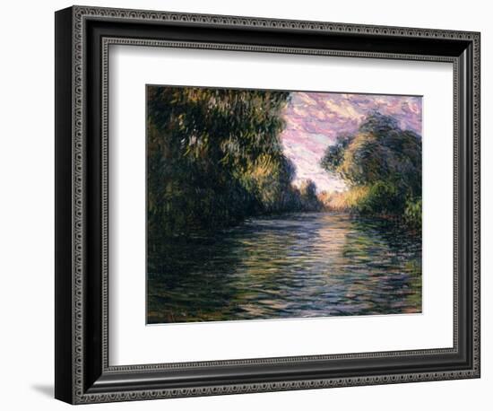 Morning on the Seine, 1897-Claude Monet-Framed Giclee Print