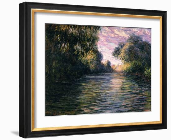 Morning on the Seine, 1897-Claude Monet-Framed Giclee Print