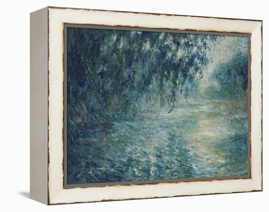 Morning on the Seine, 1898-Claude Monet-Framed Premier Image Canvas