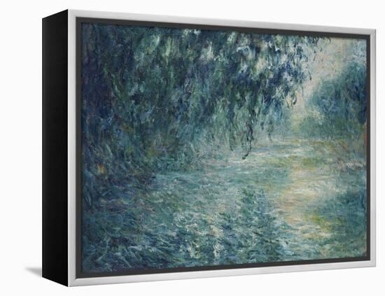 Morning on the Seine, 1898-Claude Monet-Framed Premier Image Canvas