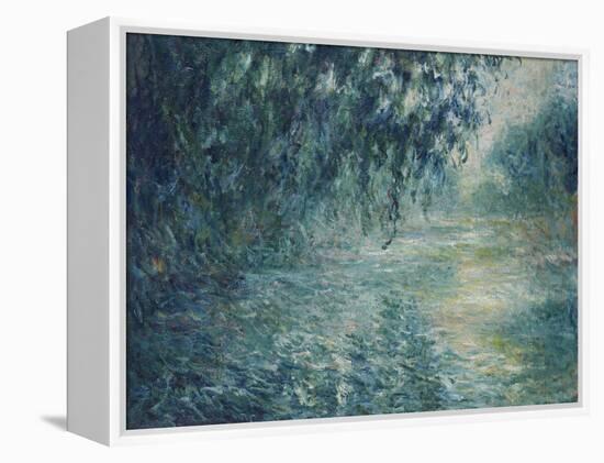 Morning on the Seine, 1898-Claude Monet-Framed Premier Image Canvas