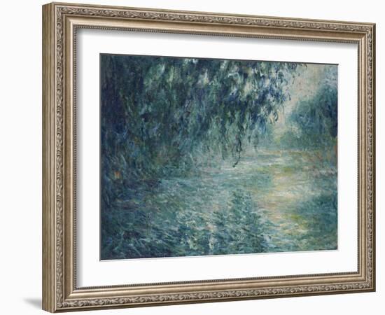 Morning on the Seine, 1898-Claude Monet-Framed Giclee Print