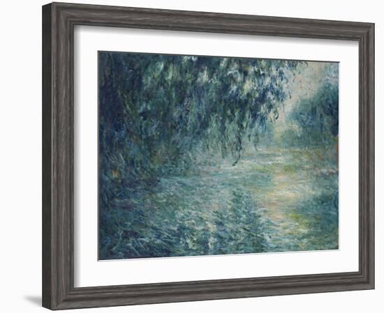 Morning on the Seine, 1898-Claude Monet-Framed Giclee Print