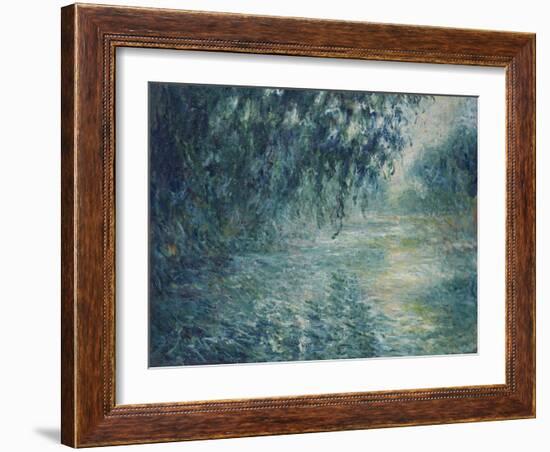 Morning on the Seine, 1898-Claude Monet-Framed Giclee Print