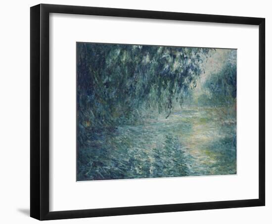 Morning on the Seine, 1898-Claude Monet-Framed Giclee Print