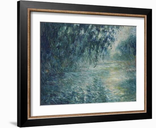 Morning on the Seine, 1898-Claude Monet-Framed Giclee Print