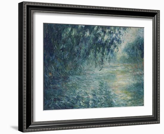 Morning on the Seine, 1898-Claude Monet-Framed Giclee Print