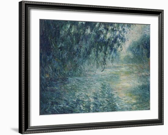 Morning on the Seine, 1898-Claude Monet-Framed Giclee Print