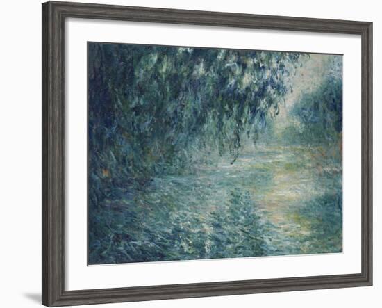 Morning on the Seine, 1898-Claude Monet-Framed Giclee Print