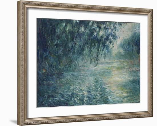 Morning on the Seine, 1898-Claude Monet-Framed Giclee Print