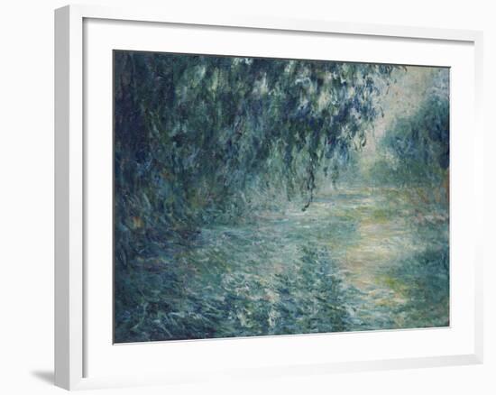 Morning on the Seine, 1898-Claude Monet-Framed Giclee Print