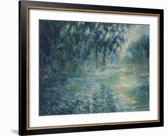 Morning on the Seine, 1898-Claude Monet-Framed Giclee Print