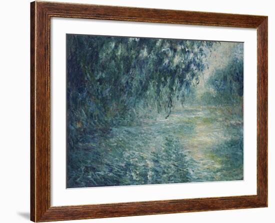 Morning on the Seine, 1898-Claude Monet-Framed Giclee Print