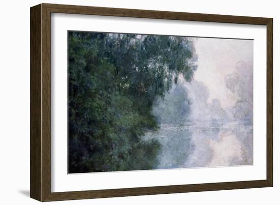 Morning on the Seine, Effect of Mist; Matinee Sur La Seine, Effet De Brume, 1897-Claude Monet-Framed Giclee Print