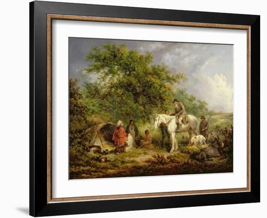 Morning, or the Benevolent Sportsman, 1792-George Morland-Framed Giclee Print