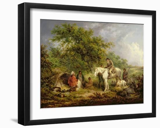 Morning, or the Benevolent Sportsman, 1792-George Morland-Framed Giclee Print