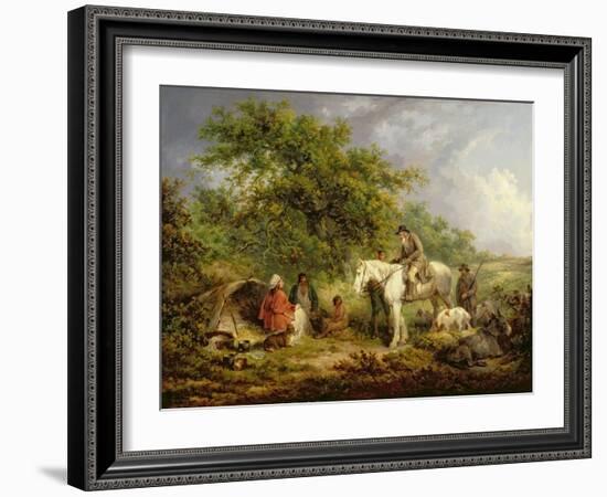 Morning, or the Benevolent Sportsman, 1792-George Morland-Framed Giclee Print