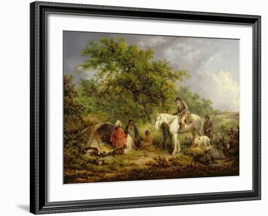 Morning, or the Benevolent Sportsman, 1792-George Morland-Framed Giclee Print