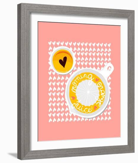 Morning Orange Juice-Myriam Tebbakha-Framed Giclee Print