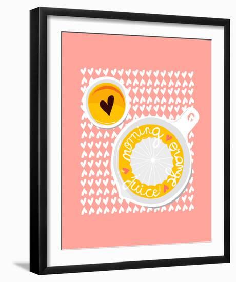 Morning Orange Juice-Myriam Tebbakha-Framed Giclee Print