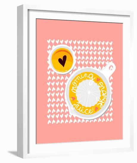 Morning Orange Juice-Myriam Tebbakha-Framed Giclee Print