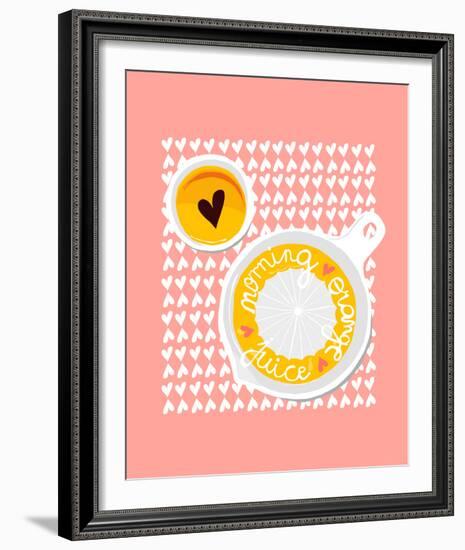 Morning Orange Juice-Myriam Tebbakha-Framed Giclee Print